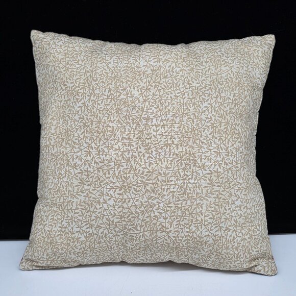 Handmade Quilted Beaded Throw Pillow Embroidered House & Heart Design 10" Square - Picture 7 of 13